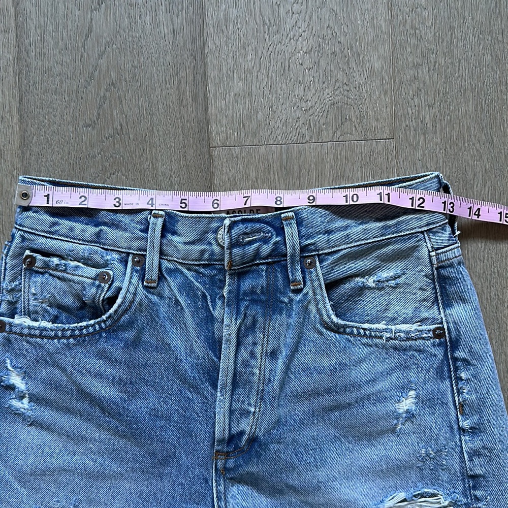 EUC Agolde Jaden shorts in surreal size 24 - Picture 9 of 13